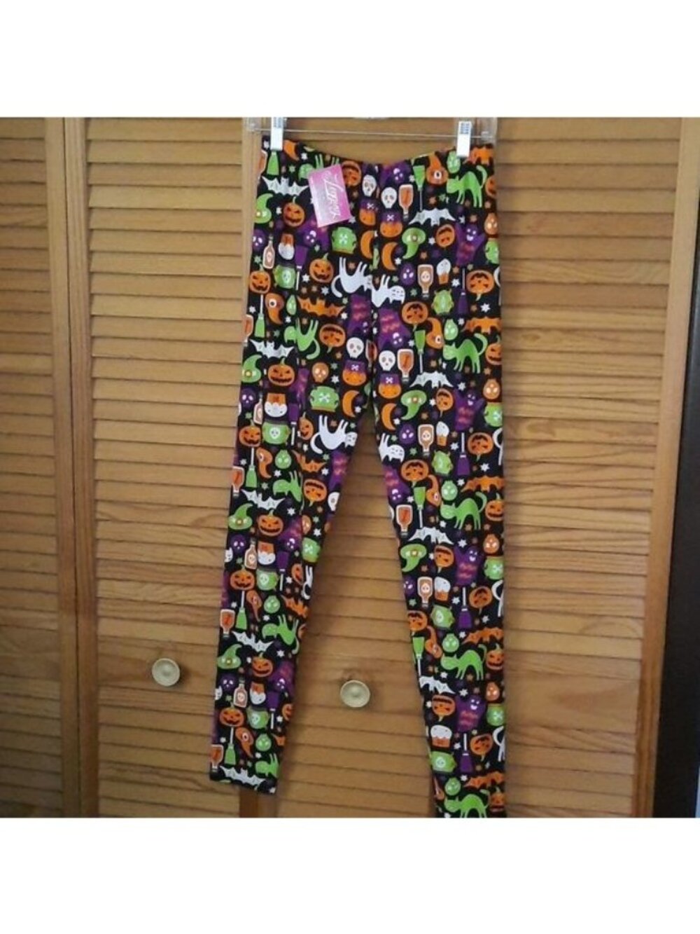 Legging Army NWT Halloween Pumpkins Cats Ghost Bats Leggings PS 14-20